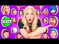 100 YouTuber Mystery Buttons But Only One Lets You Escape