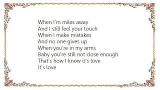 B4-4 - That's How I Know Lyrics