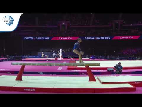 Thea Mille NYGAARD (NOR) - 2018 Artistic Gymnastics Europeans, qualification beam