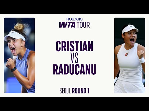 Jaqueline Cristian vs. Emma Raducanu | 2025 Seoul Round 1 | WTA Match Highlights