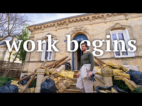 No Turning Back: We Start The Attic Renovation Today | Renovating in France #23