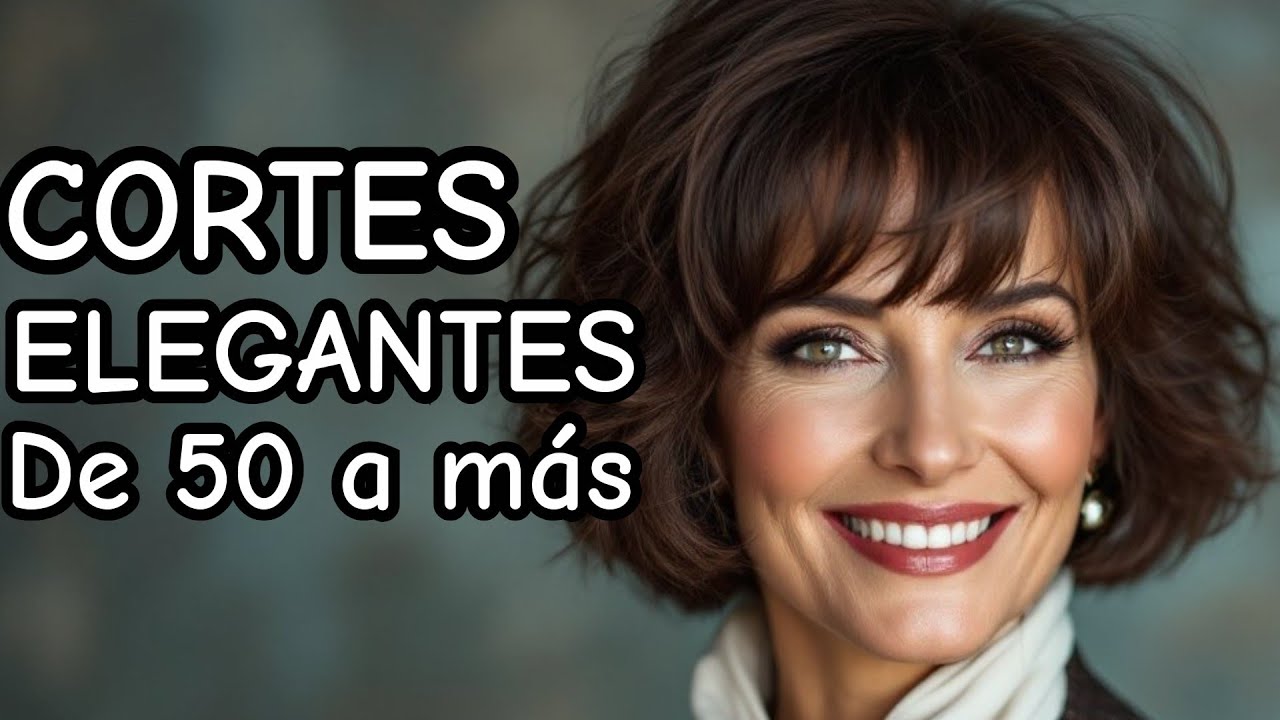 Cortes de Cabello Elegantes para Mujeres de 50 años a Más