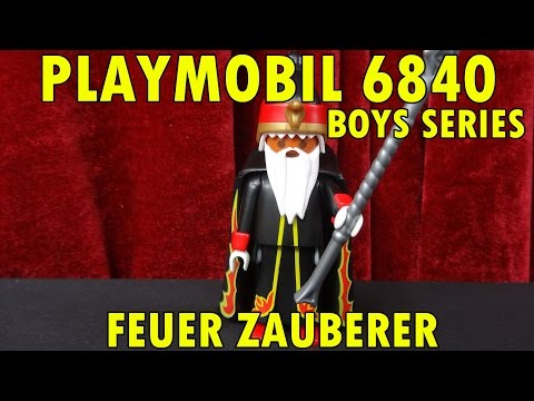 "PLAYMOBIL 6840 - Figures Boys Serie 10 FEUER ZAUBERER" -Vorstellung