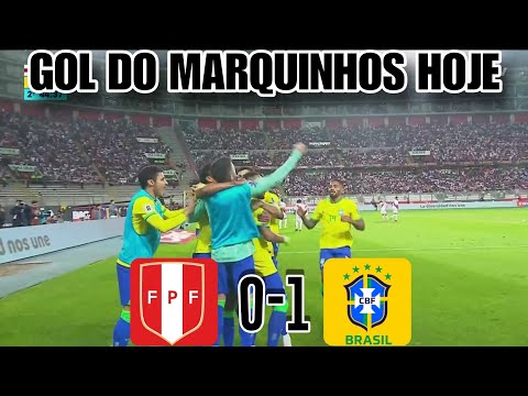 Gol do Marquinhos | Peru 0 X 1 Brasil