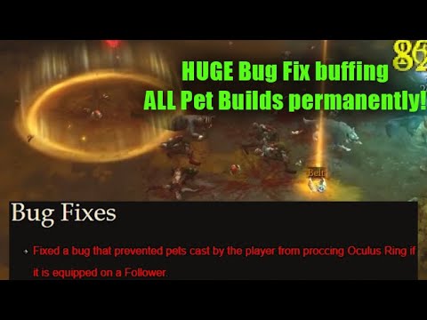 ALL Pet Builds just got a permanent Buff of ~3 GR Tiers from this Bug Fix!