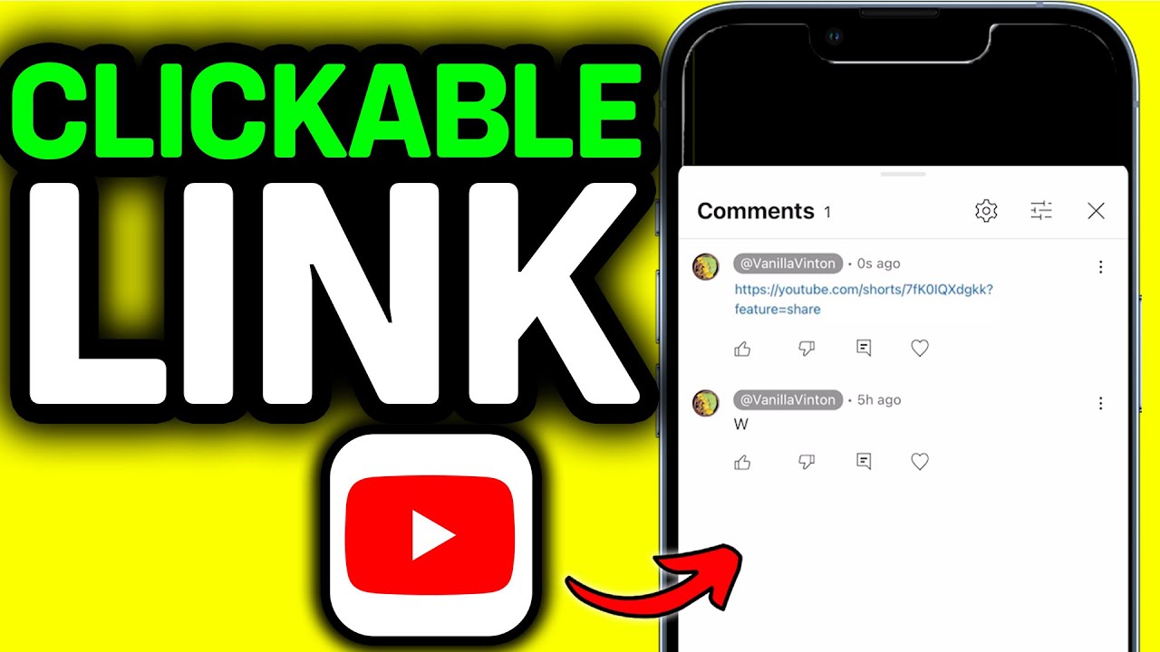 How To Add Clickable Link In YouTube Comment 2026