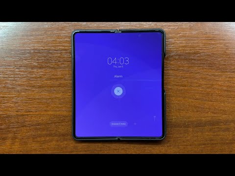 Samsung Galaxy Z Fold 4 Alarm Clock & Timer Alert Sounds Folded & Unfolded (Android 13, One UI 5.0)