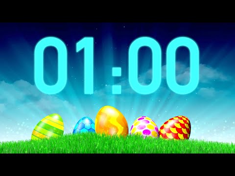 1 Minute Easter Timer With Music 4k