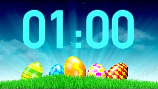 1 Minute Easter Timer with Music (4K)🪻