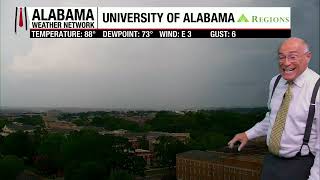 Flooding in Birmingham, Normal August Elsewhere: Alabama Forecast for Friday Evening August 7, 2026