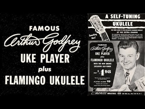 1952 Famous Arthur Godfrey Uke Player + Flamingo Ukulele