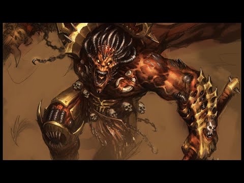 Angron and kharn briefly explained