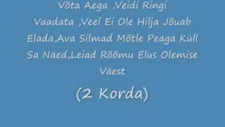 Tanel Padar &amp; The Sun - Võta Aega + Lyrics