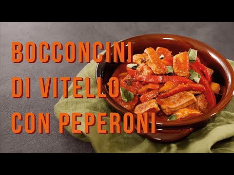 Bocconcini di vitello con peperoni | Carne di Vitello  | Sfizioso