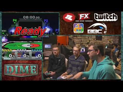 DIME 25 - Arsenals + Lunchables vs hamyojo + Bunk - Winners Finals Melee