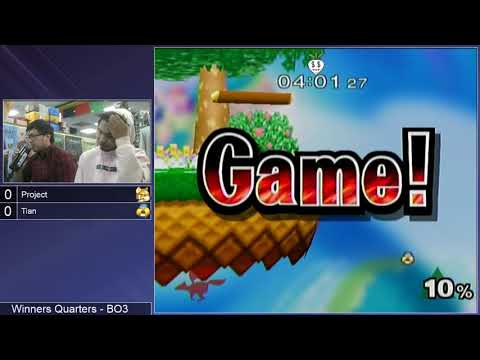 GSS 107 SSBM - Project (Fox) vs. Tian (Sheik) - Melee WQF
