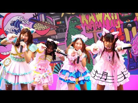 180707『4K』'Mi-ke Neko'「三毛猫」 cover 'Wa-suta' @ Emquartier Japan Remix 2018