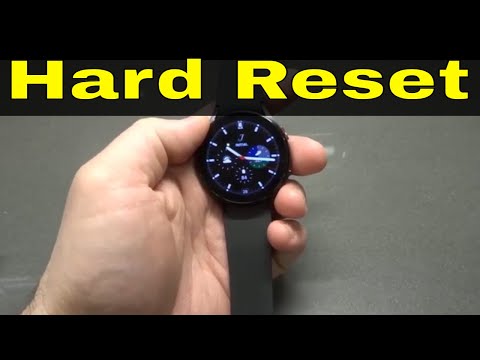 How To Hard Reset A Samsung Galaxy Watch 4-Easy Tutorial For Restarting