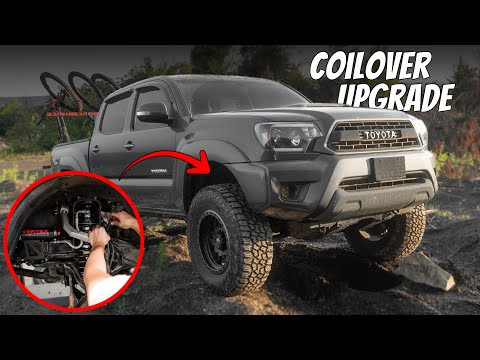 TOYOTA TACOMA MODS! | Rough Country Vertex Coilover Suspension Lift