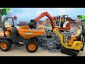 Baustellenfahrzeuge Im Einsatz Videos Und Geschichten Sammeln BIBO SPIELZEUG