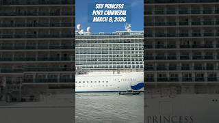 Sky Princess Says Goodbye to Port Canaveral with Musical Horns!