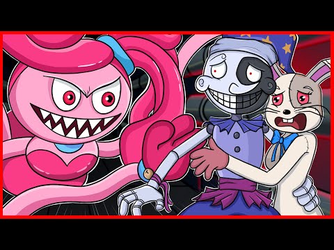 MOMMY LONG LEGS SAD STORY | SO SAD WITH HUGGY WUGGY & ENGINEER -  Poppy Playtime & FNaF Animation