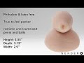 Gender X Evolved Novelties The Uncircumcised Packer Model - rusvai gelsvas, Anatomical Design
