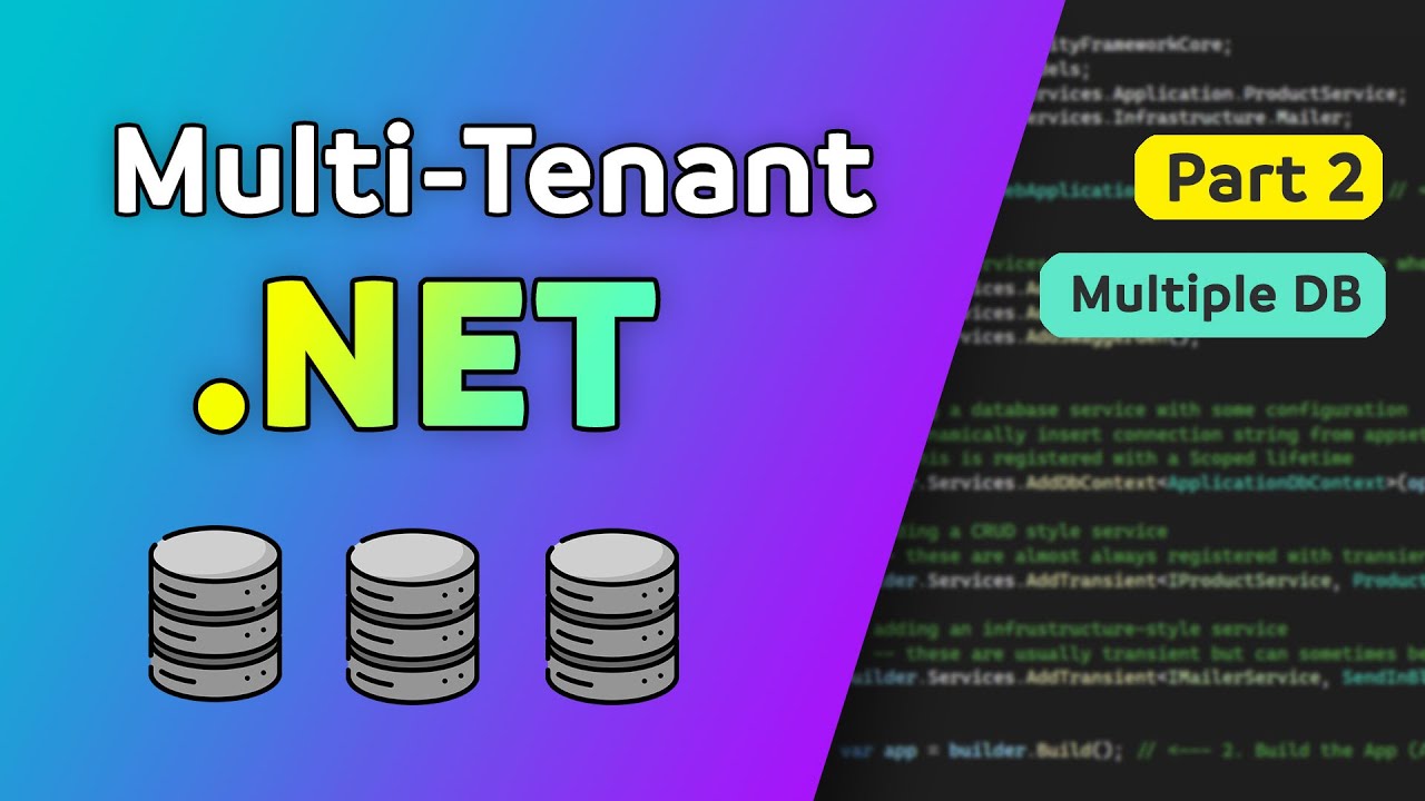 ASP.NET Multi-Tenant SaaS App | Multiple Databases - 20 Minute Tutorial + GitHub (Part 2)