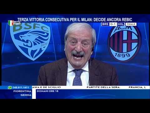Brescia Milan 0-1 con Tiziano Crudeli
