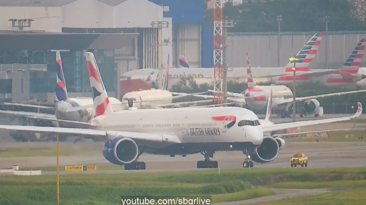 SBGR LIVE 4K - Aeroporto Internacional de Guarulhos AO VIVO - GRU Airport