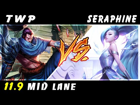 TheWanderingPro - Yasuo vs Seraphine MID Patch 11.9 - Yasuo Gameplay