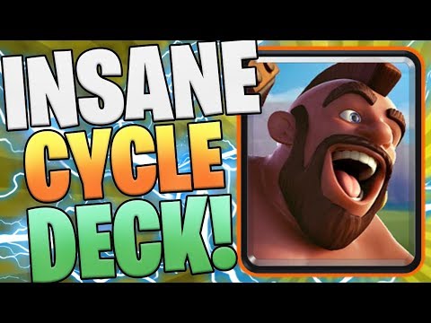 *INSANE LADDER DECK!!* HOG MINI PEKKA EARTHQUAKE CYCLE DECK DESTROYS META! 3.0 SUPER CYCLE!!