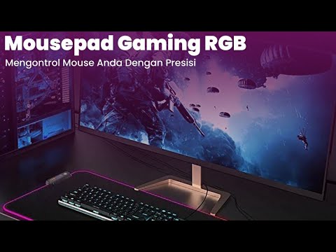 REVIEW DAN UNBOXING Mouse pad Gaming RGB XL Glowing LED High Precision Mousepad MURAH!!