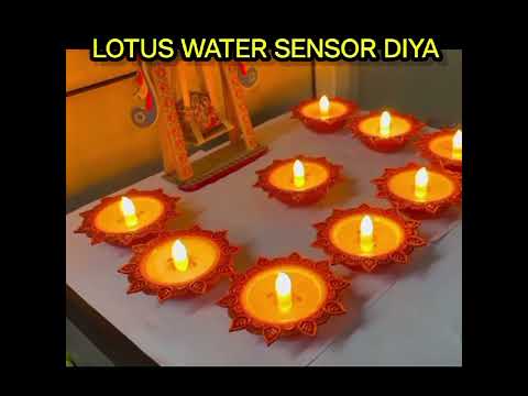 Lotus Water Sensor Diya