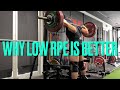 Why Low RPE Training Is Better For Getting Stronger