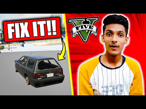 GTA 5 Roads And Buildings Disappear! | GTA 5 Textures Not Loading Fix | Hindi