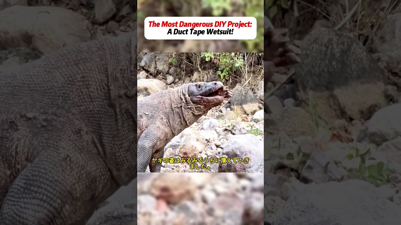 #コモドドラゴン #野生動物 #自然の厳しさ #捕食シーン #動物の生態