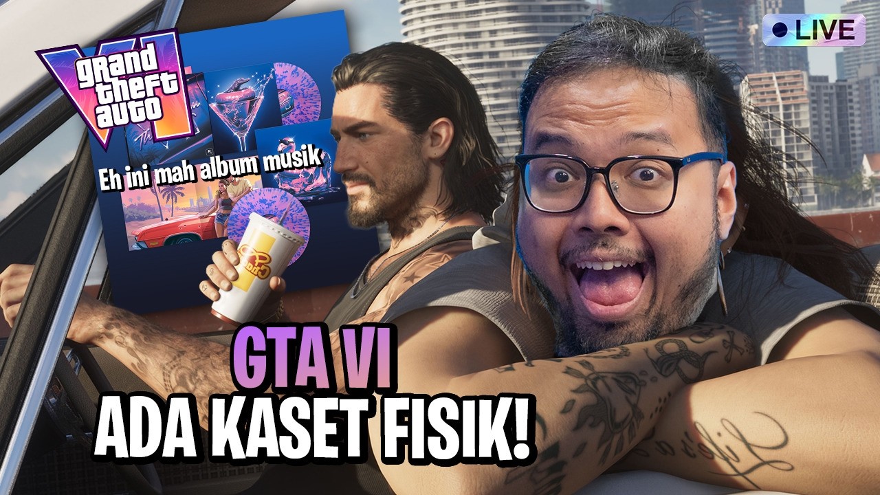 GTA 6 MUSIKNYA ADA Kaset FISIK?, LAH?! - PODCAST GTA 6 Sambil Main Game!