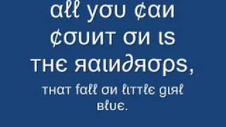 The Carpenters - Little Girl Blue (Lyrics).wmv