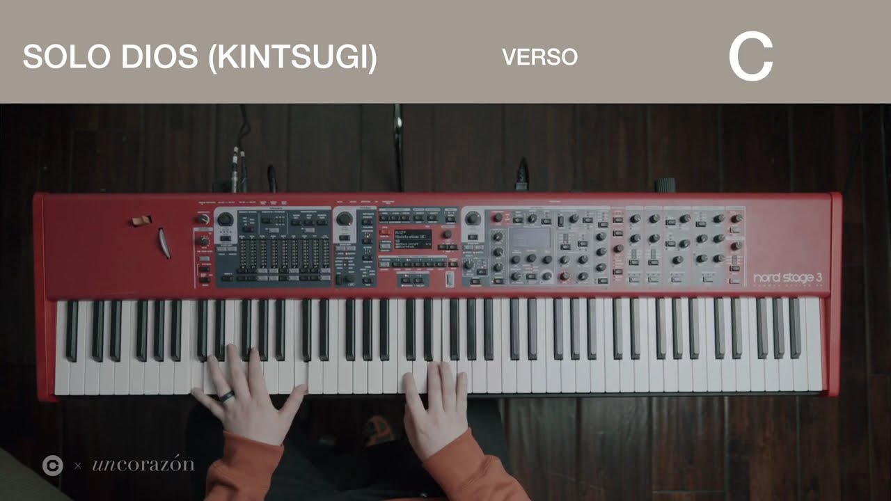 Solo Dios (Kintsugi)- Un Corazón | Tutorial Oficial Piano