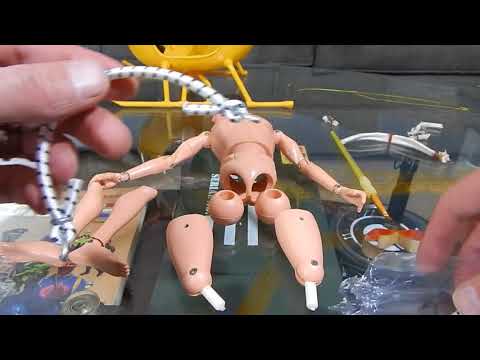 1964 Vintage G.I. JOE: Swaping Broken Parts and Restringing