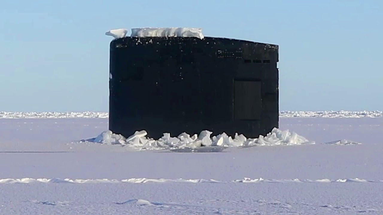 USS Pasadena (SSN 752) Breaks Through Arctic Ice at Ice Exercise (ICEX) 2022