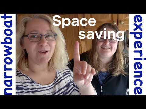 Space saving ideas for living on a narrowboat or tiny home
