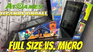 AtGames Legends Pinball: Full Size vs. Micro - Review, Comparison & Discussion