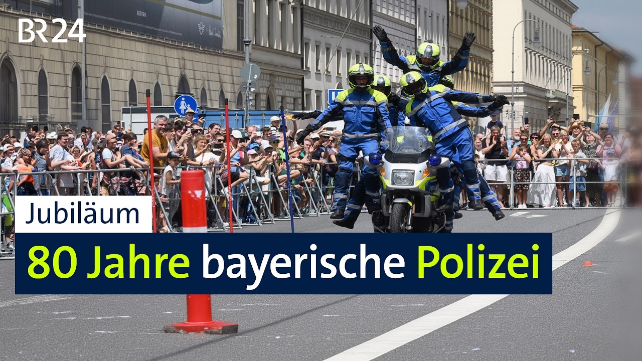 Bayerische Polizei feiert 80-jähriges Jubiläum | BR24