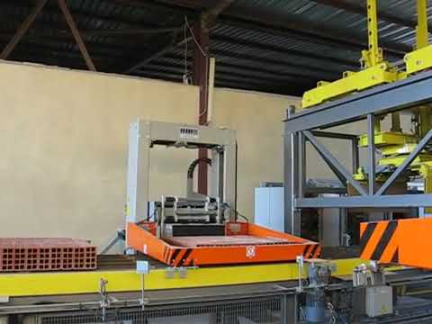 Cercleuse automatique horizontale pour palettes OMS 06RP