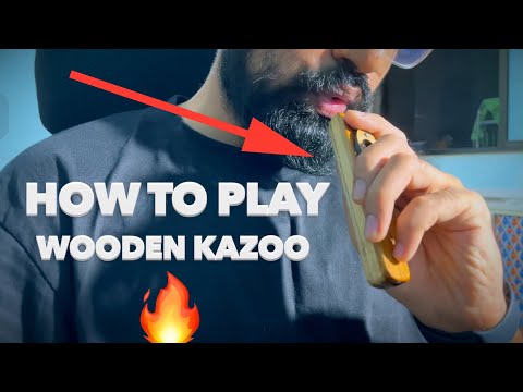 HOW TO PLAY SWEETLIME WOODEN KAZOO (AND CHANGE ITS MEMBRANE)