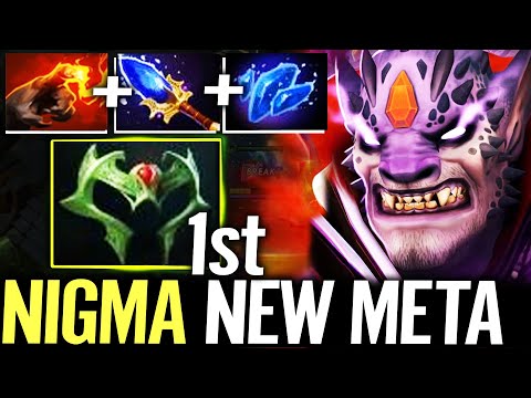 🔥 LION Wraith Band 1st Item WTF META by NIGMA — Aghanim + Shard MAX Stack Finger Dota 2 Pro