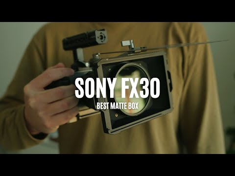BEST MATTE BOX FOR THE SONY FX30 - Use With Variable ND Filters - CINEMATIC FILMMAKING SMALLRIG MINI