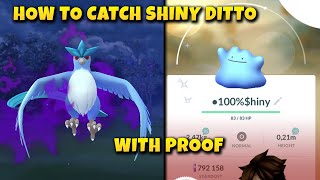 Best way to catch shiny ditto in pokemon go | How to catch ditto pokemon go | Shiny Ditto With Proof